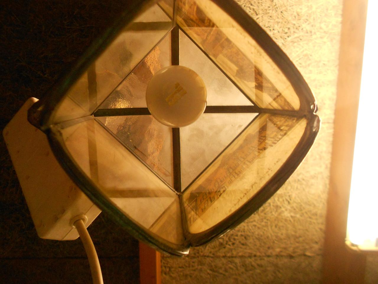 Glas in lood hang lamp lantaarn Middelburg st joris, lange jan, stadhuis
