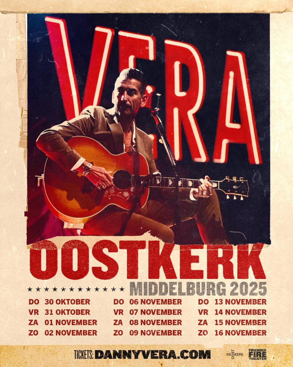 Ticket voor Danny Vera