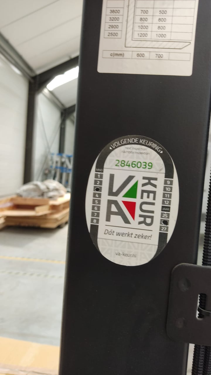 Vol-elektrische stapelaar 1200 kg – zo goed als nieuw