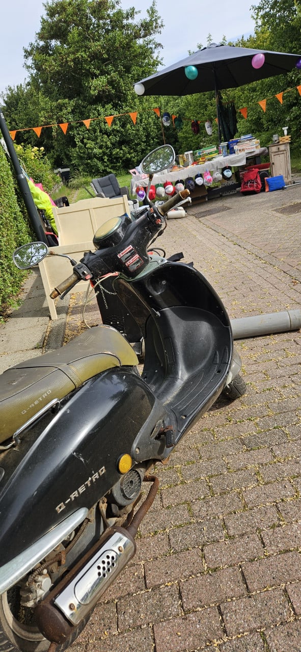 Retro scooter opknappertje