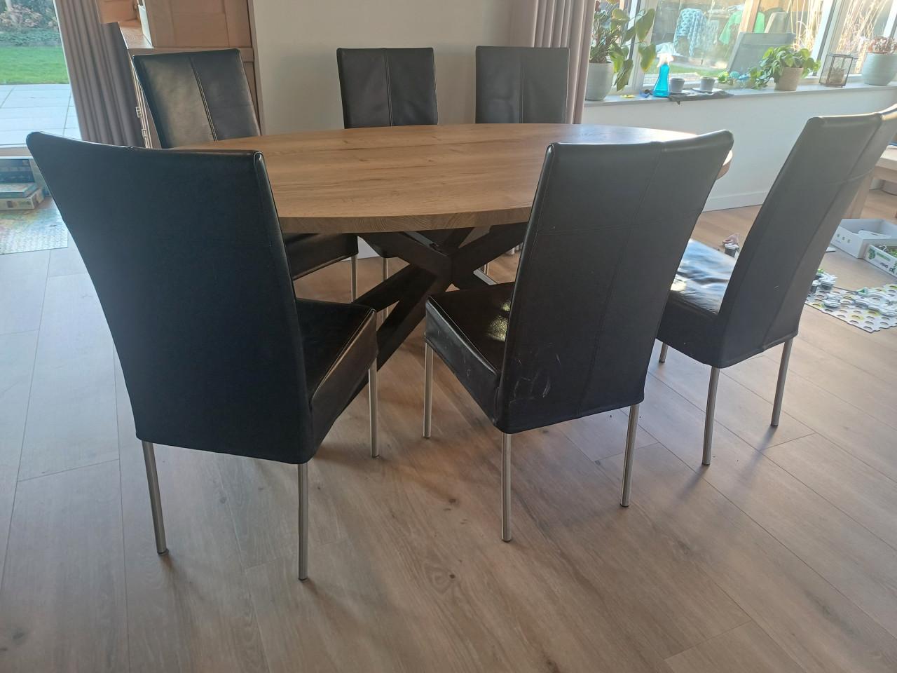 Ovale eettafel