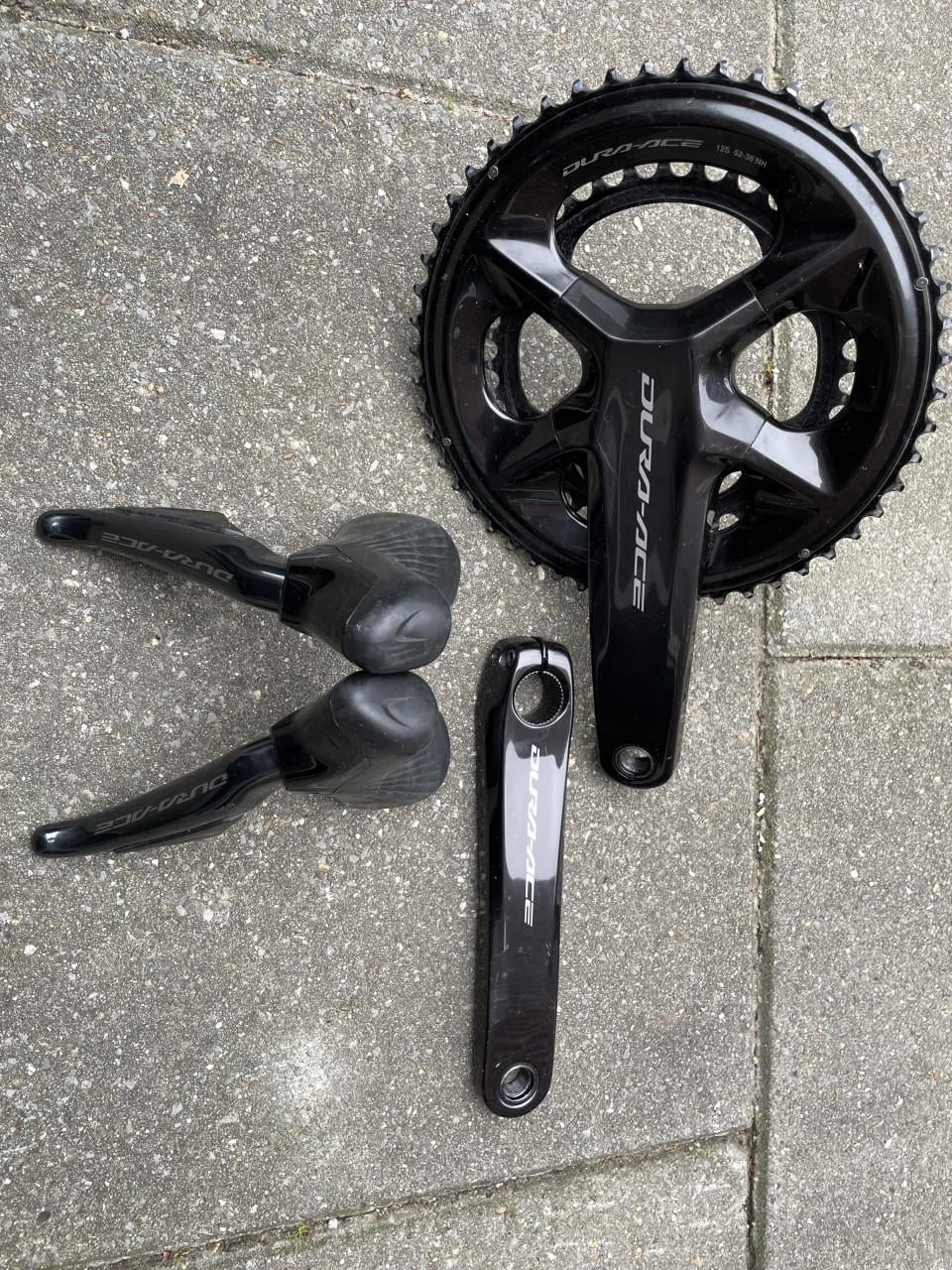 Shimano Dura Ace crankstel en shifters