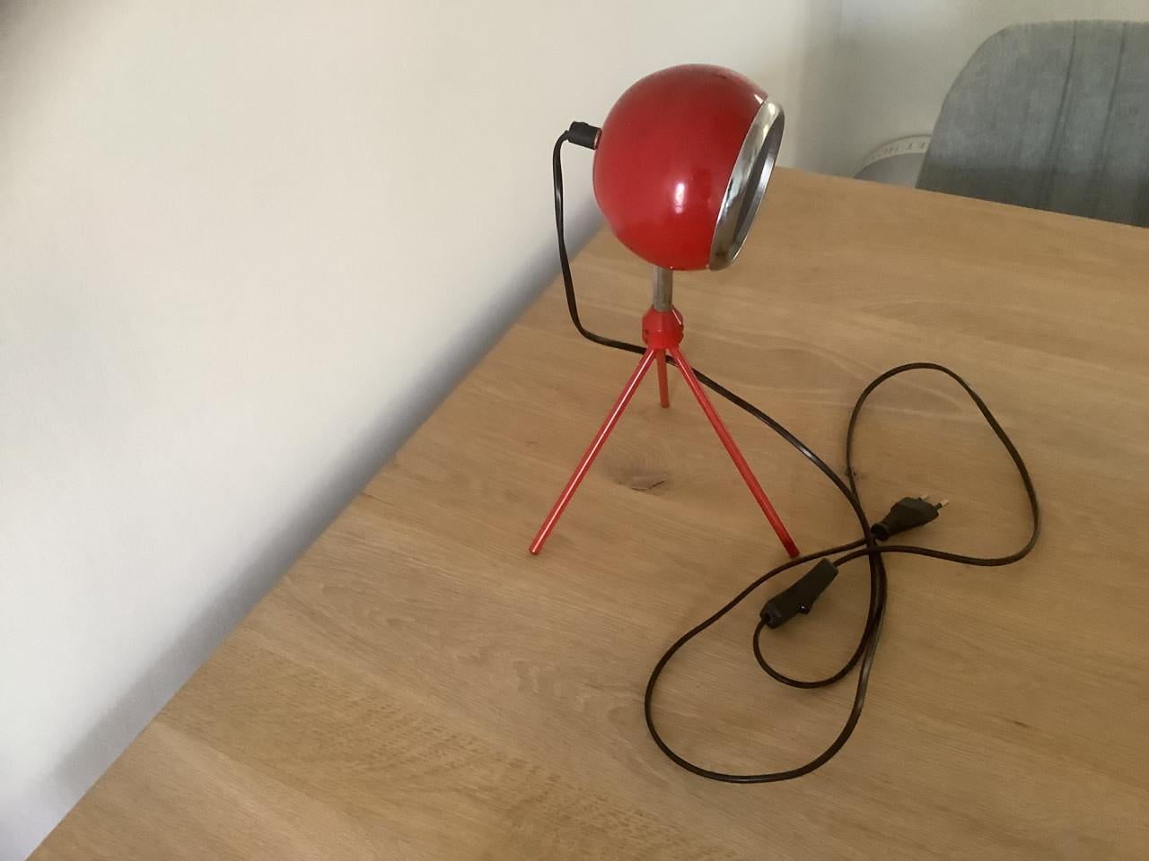 Red Eyeball Desk Lamp