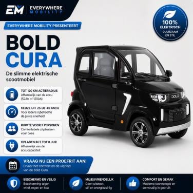 Ontdek de Bold Cura nu bij Everywhere Mobility