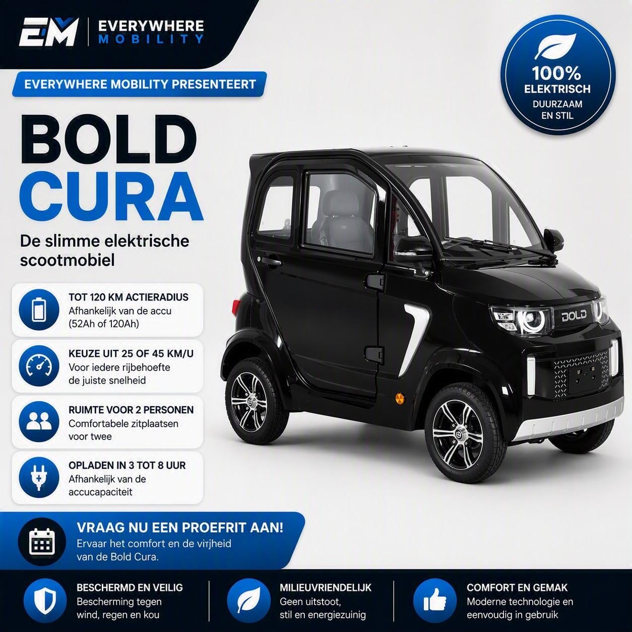 Ontdek de Bold Cura nu bij Everywhere Mobility