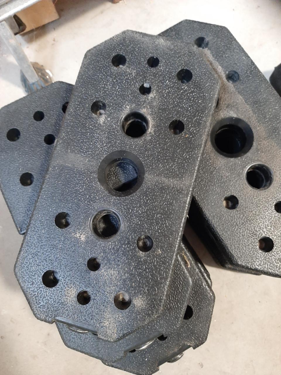 10 stuks kunstof gewichten