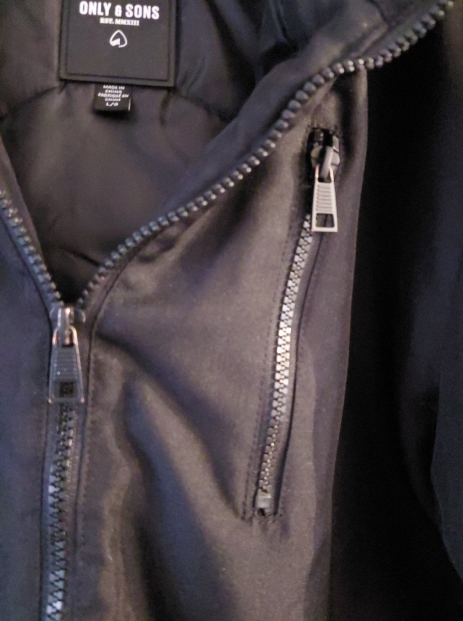 Nieuwe Zwarte Only heren winterjack & C&A jack mt large