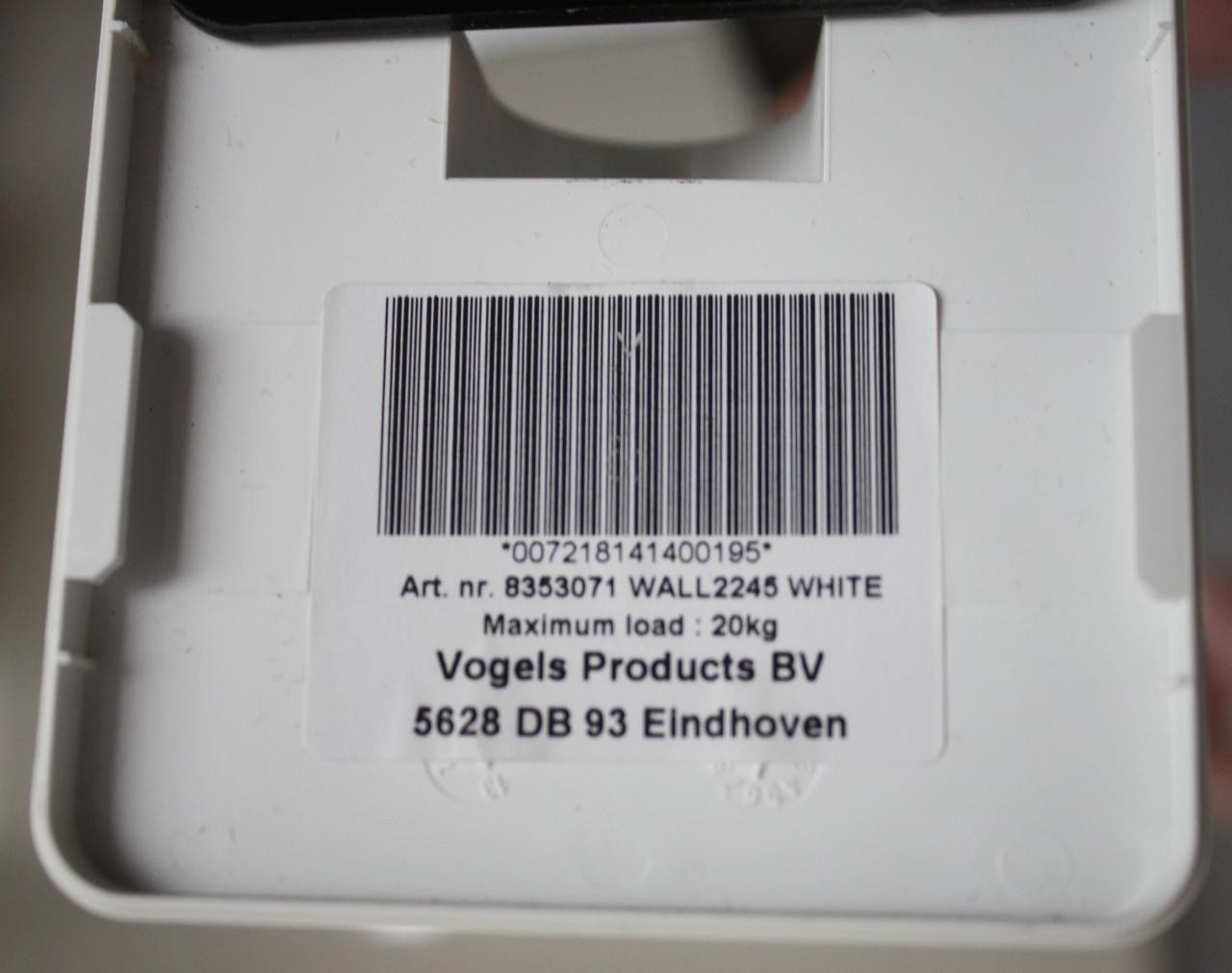 Vogels tv wandsteun wit-32-55 inch tv