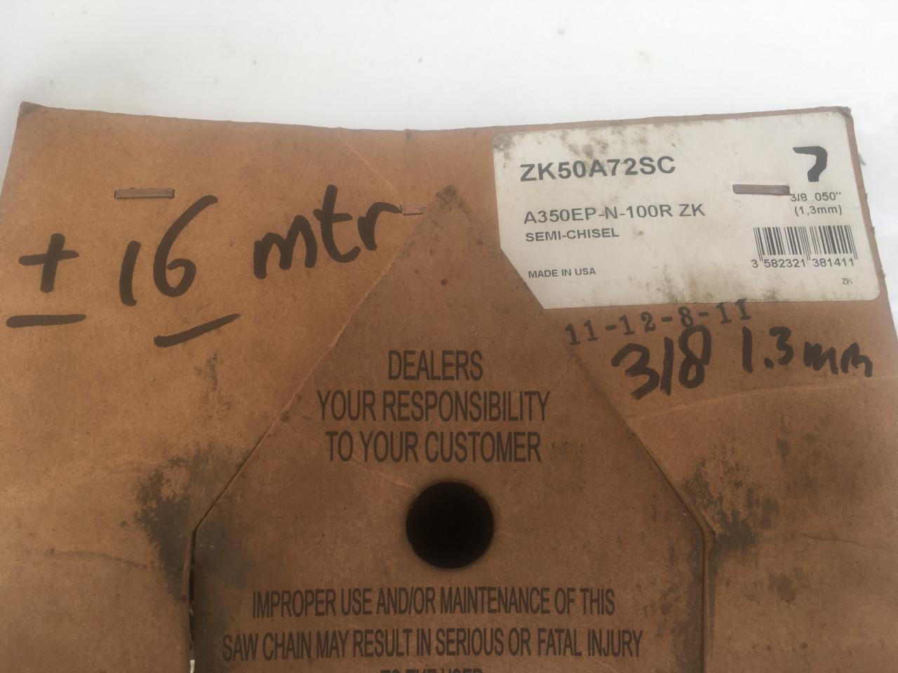 Zaagketting voor wat oudere zagen 3/8  1,3mm