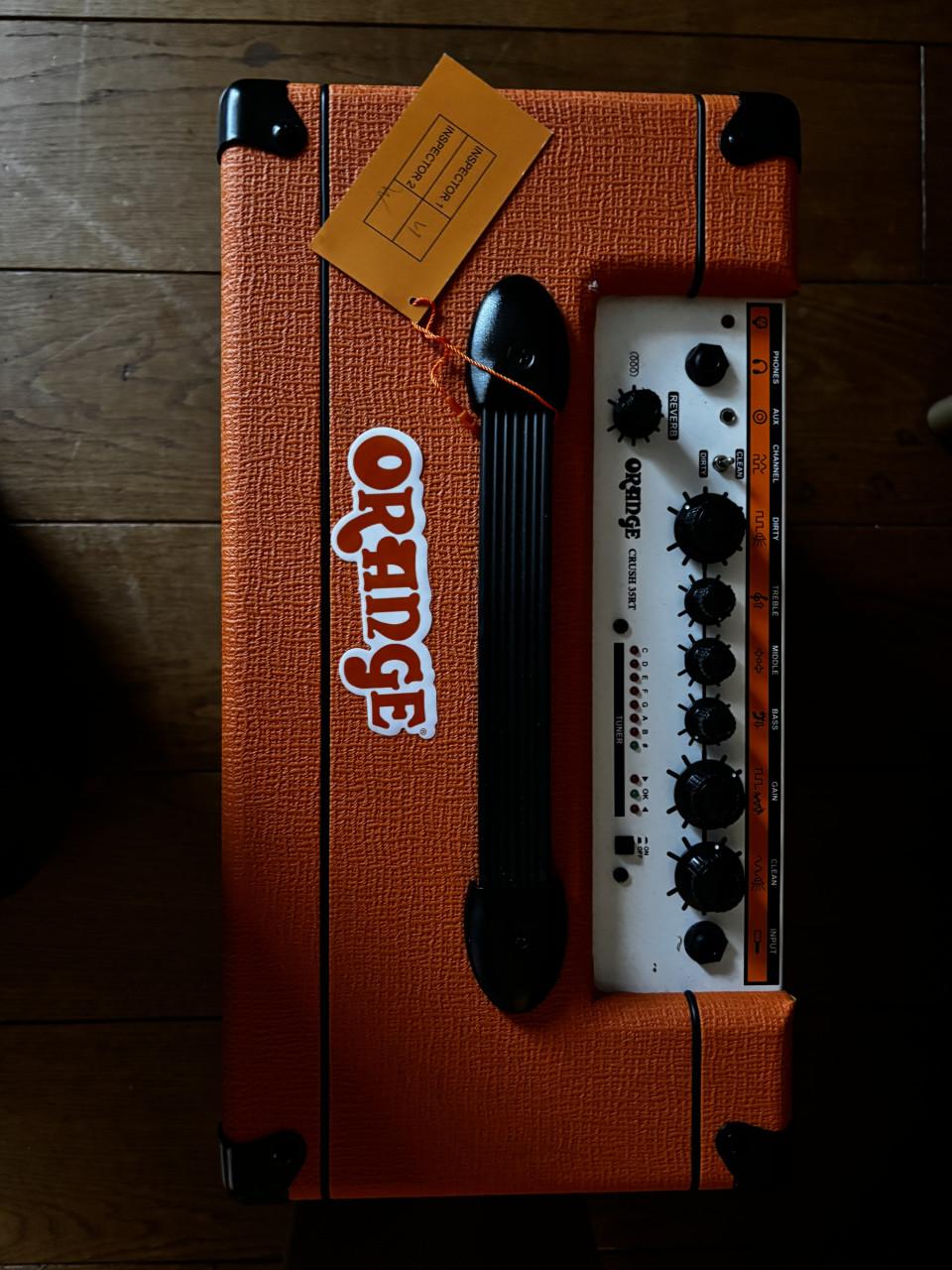 Orange Crush 35RT BLK 35 Watt gitaarversterker combo oranje