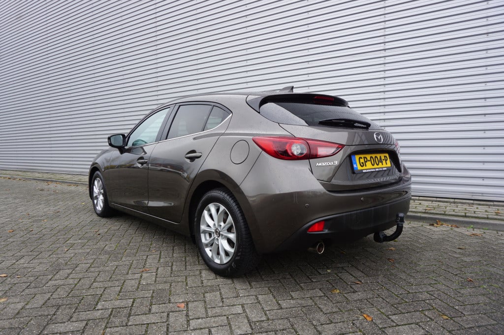Mazda 3 2.0 gt-m climate / navi / cruise / stoelverw. / leder / trekhaak / 