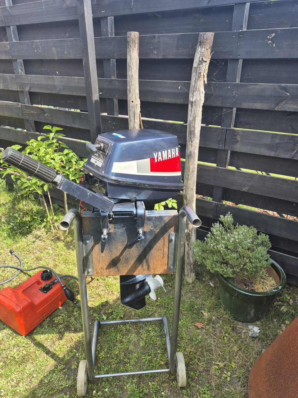 Yamaha 8 pk tweetakt kortstaart