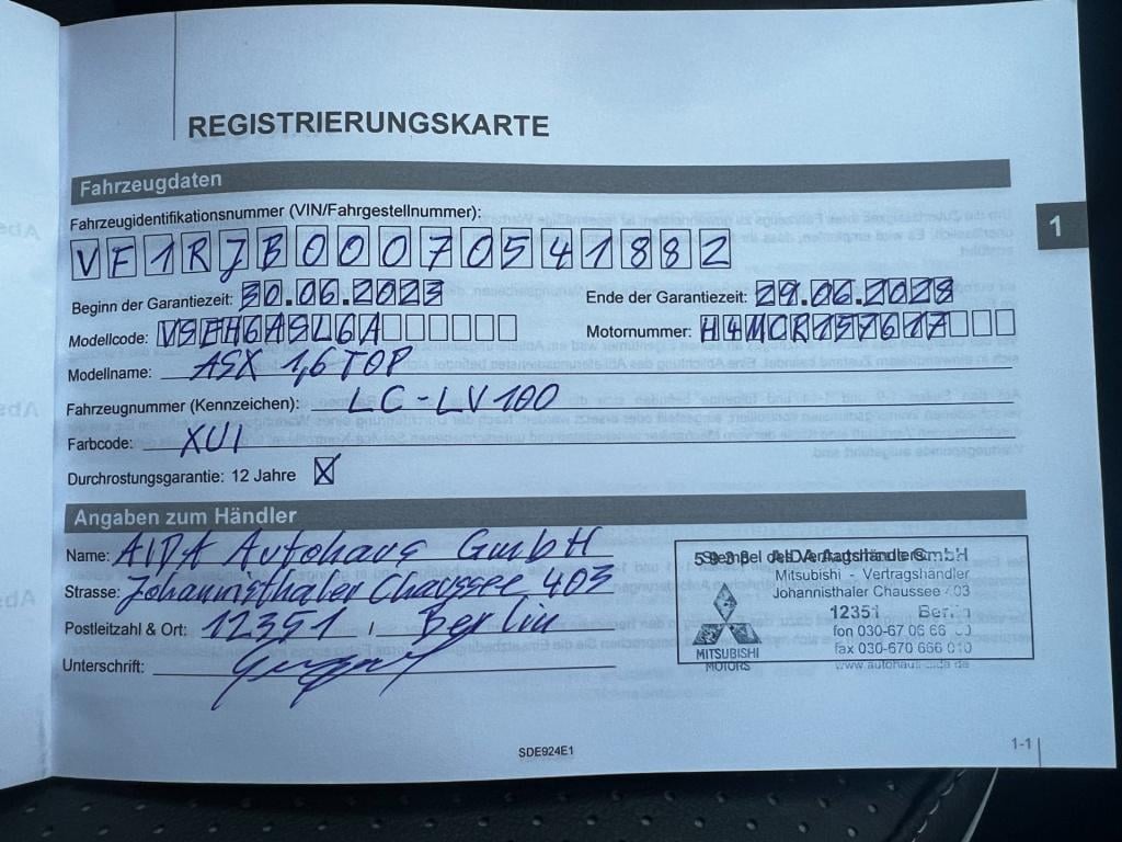 Mitsubishi Asx 1.6 hev at instyle, pano schuifdak/leer/camera/acc enz...