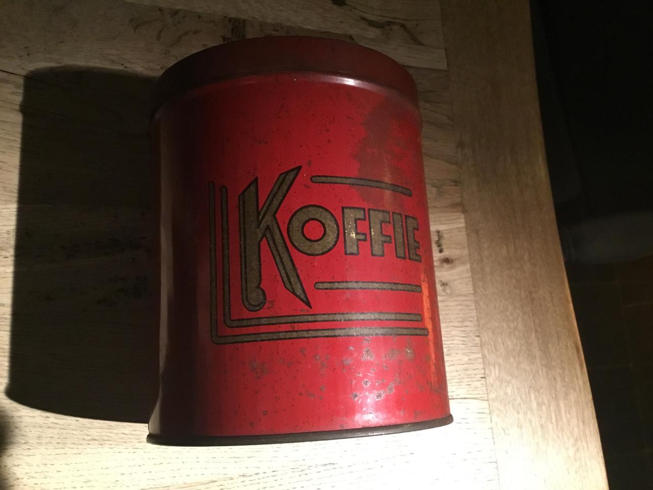 Antiek Koffie Blik