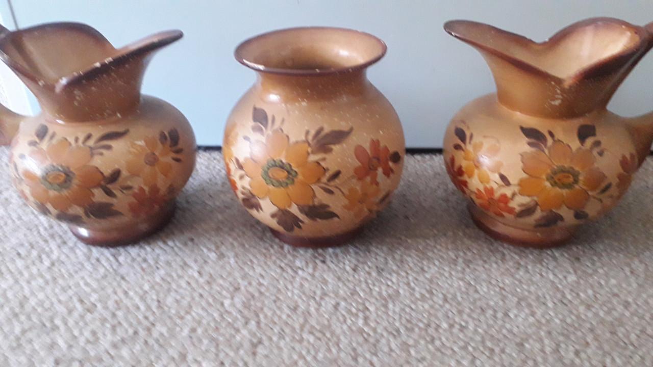 3 vintage pot/kannen