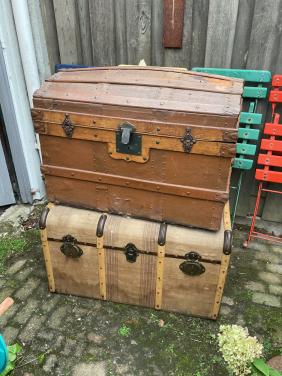 Antieke hutkoffers