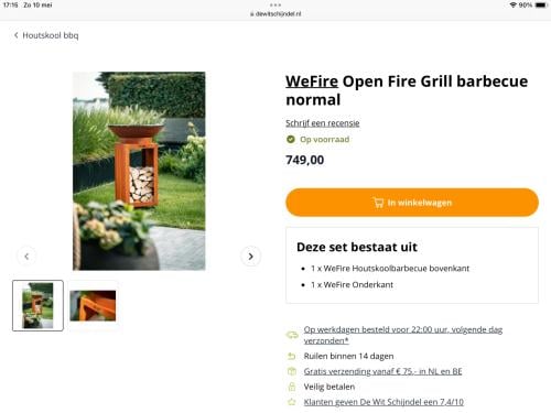 BBQ op hout