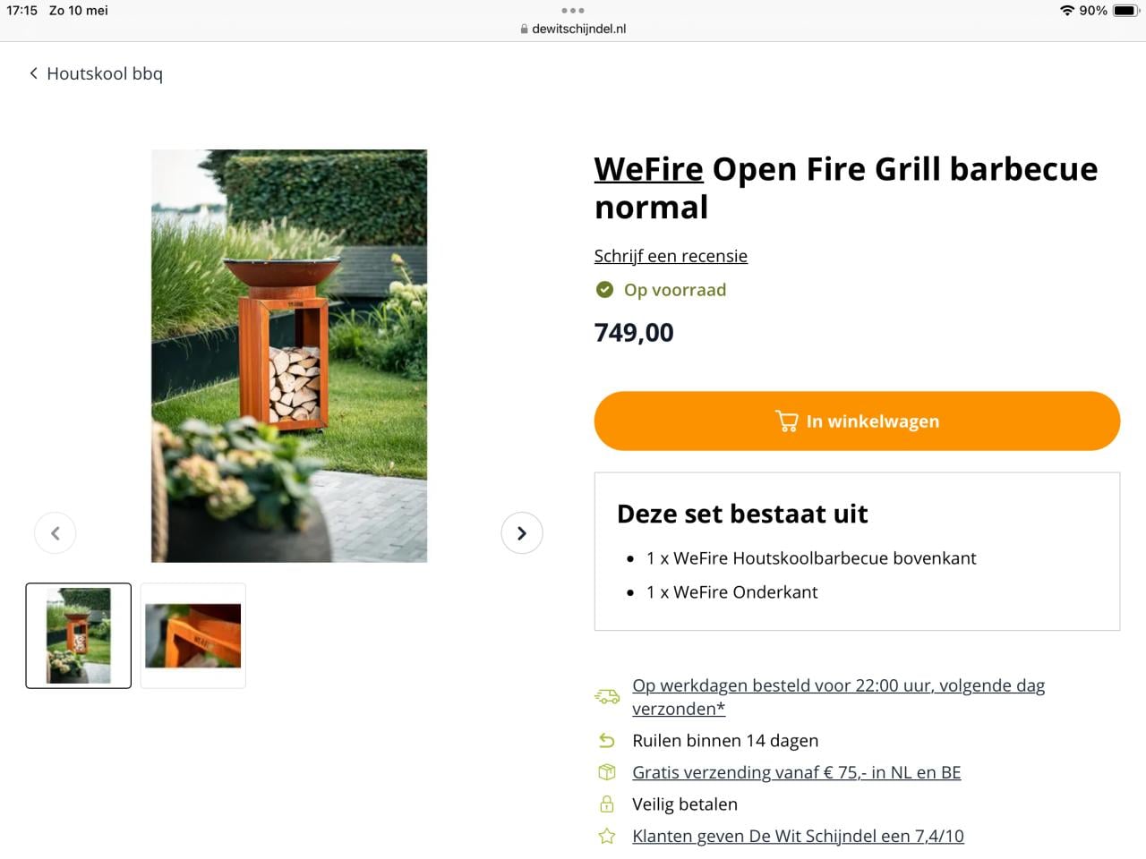 BBQ op hout