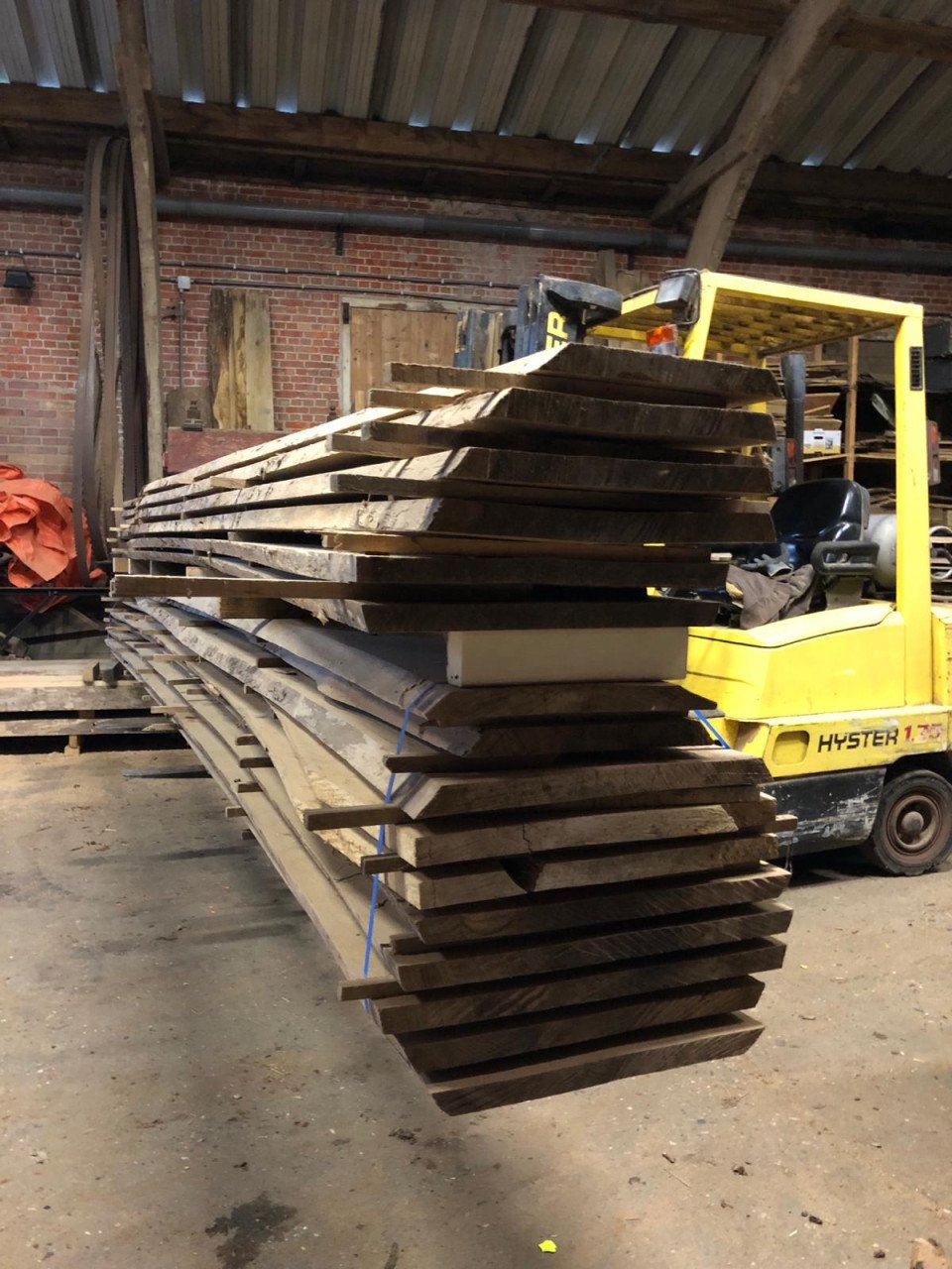 Zeeuwse Iep / Olm stam, hout voor meubels en interieur
