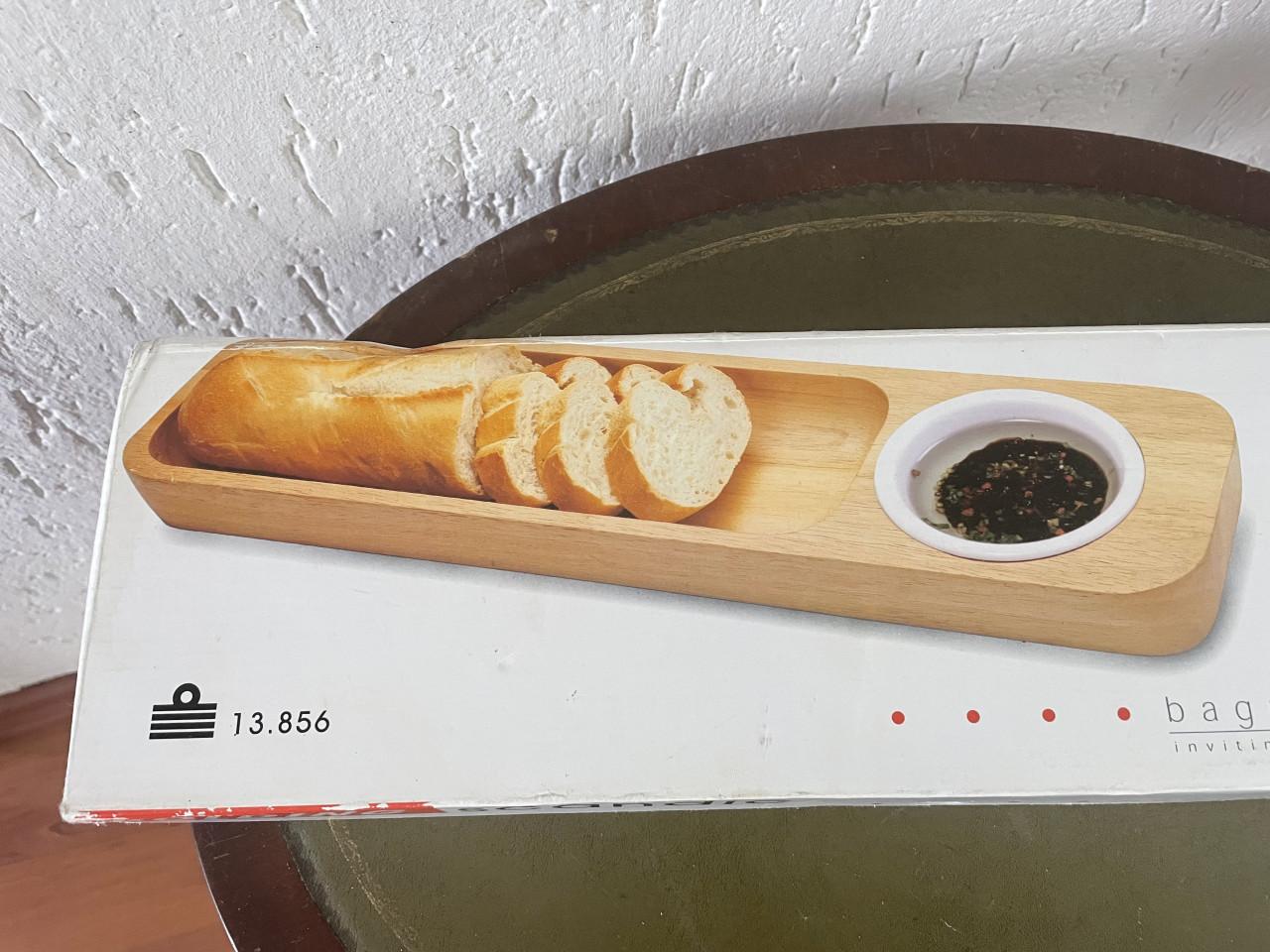 Serveerplank hout Baguette en dip server nieuw in doos