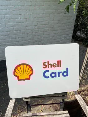 Shell Card bord ( metaal )