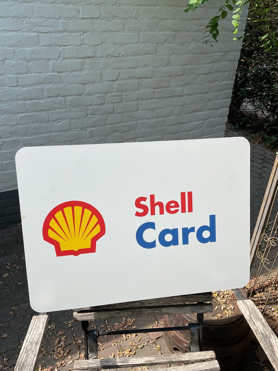 Shell Card bord ( metaal )