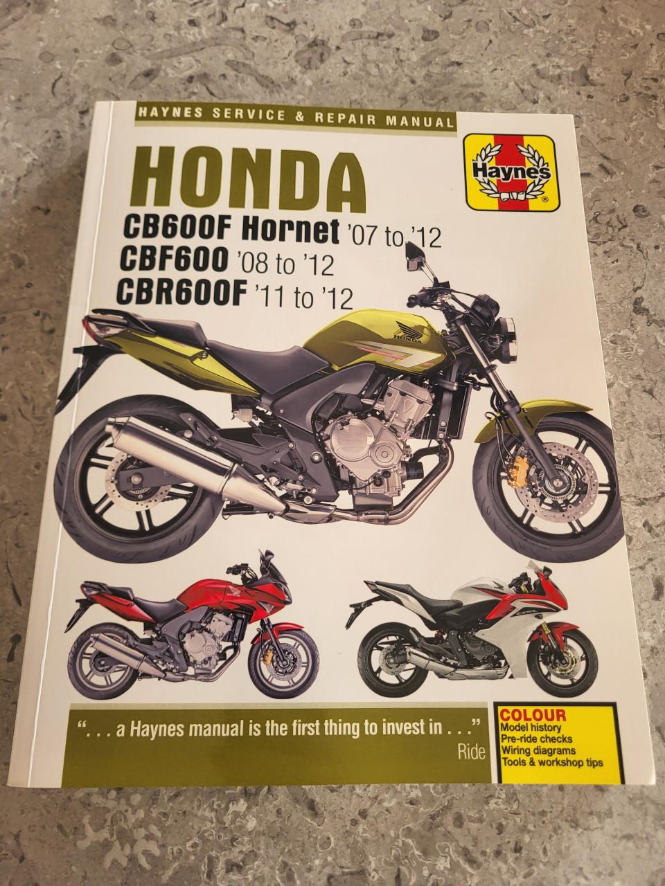 Honda cbf600n abs 2011