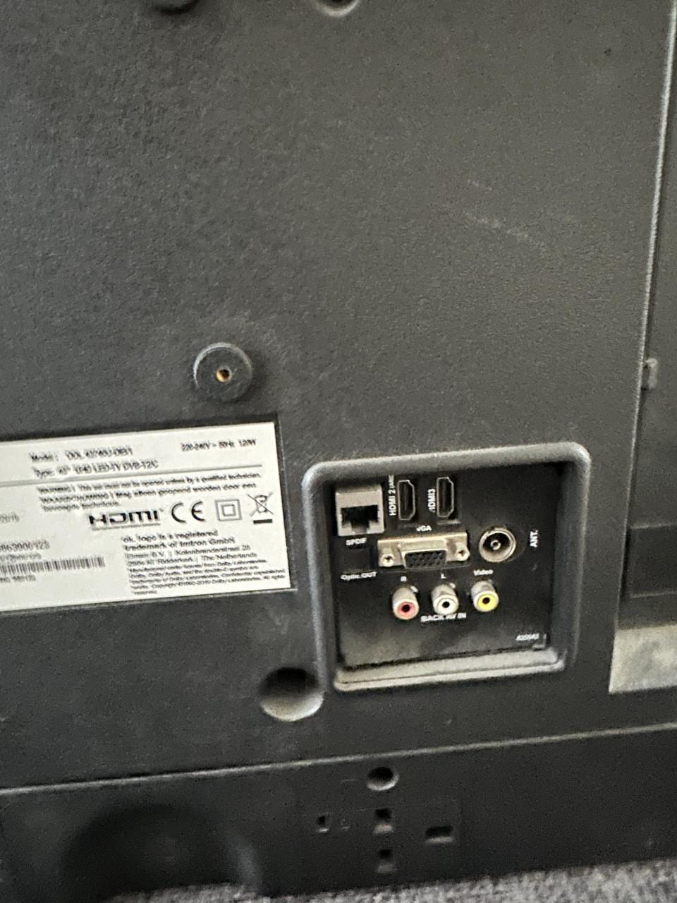 Tv met afstandsbediening