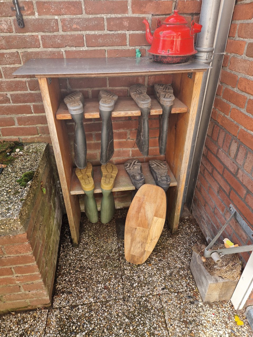 Opbergkast schoenen laarzen