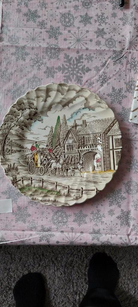 Royal staffod shire schaal en wandbord