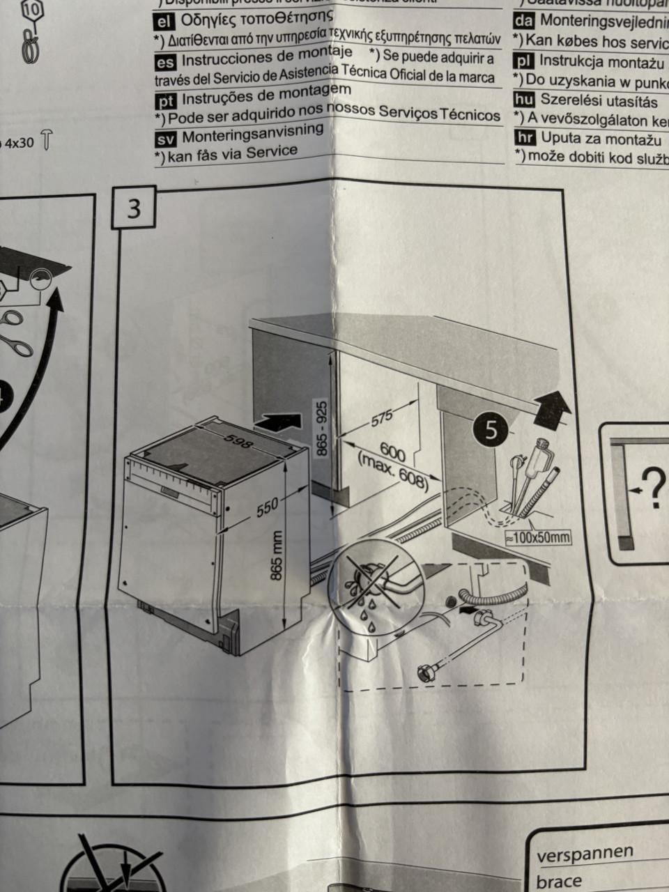 Bosch vaatwasser (inbouw)