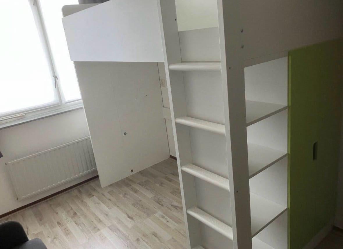 Hoogslaper met kast
