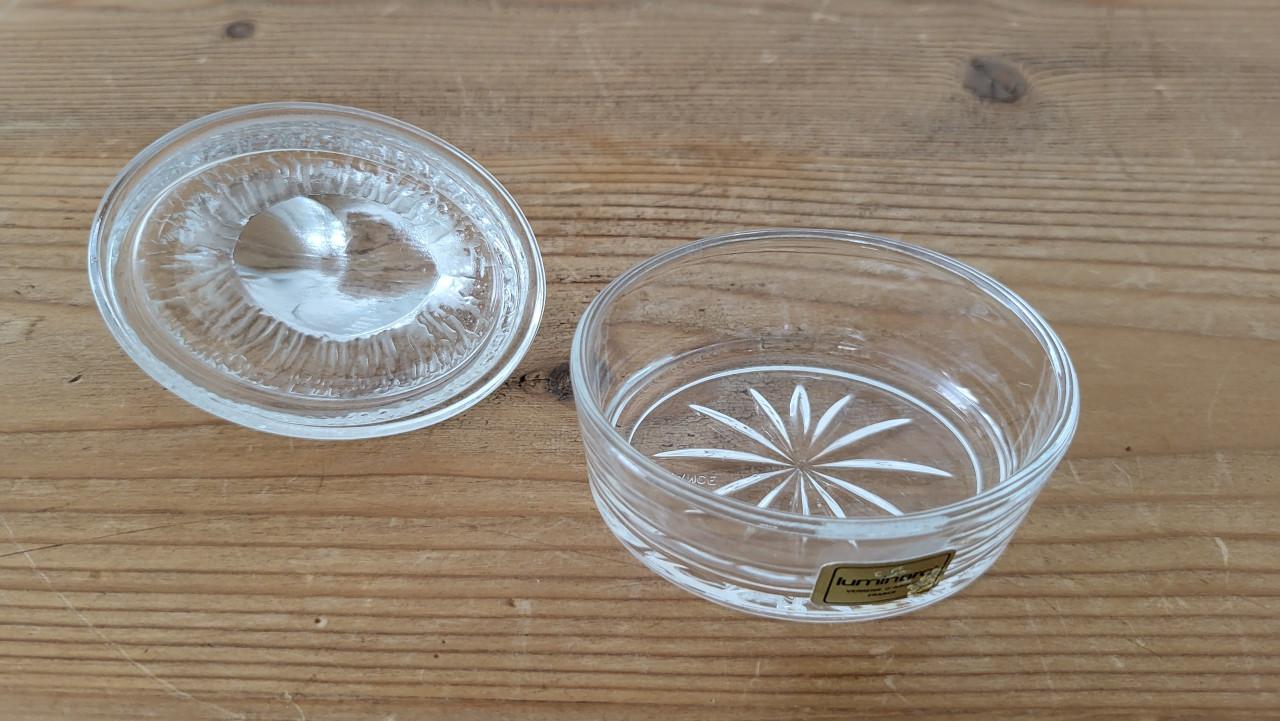 Vintage Luminarc (Verrerie d'Arques) snuisterijendoosje vogel