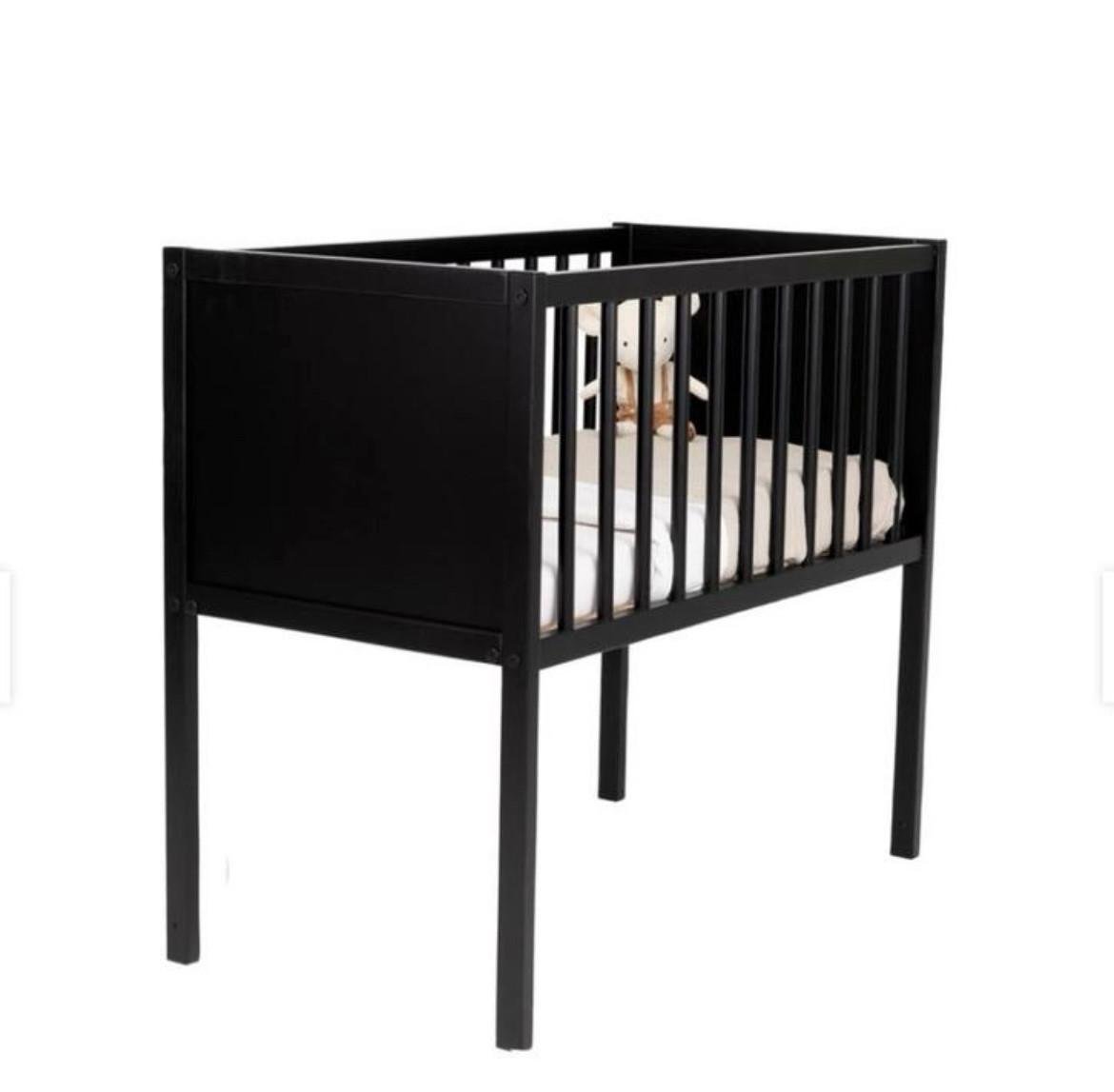 Co-sleeper zwart colorfull inclusief matras
