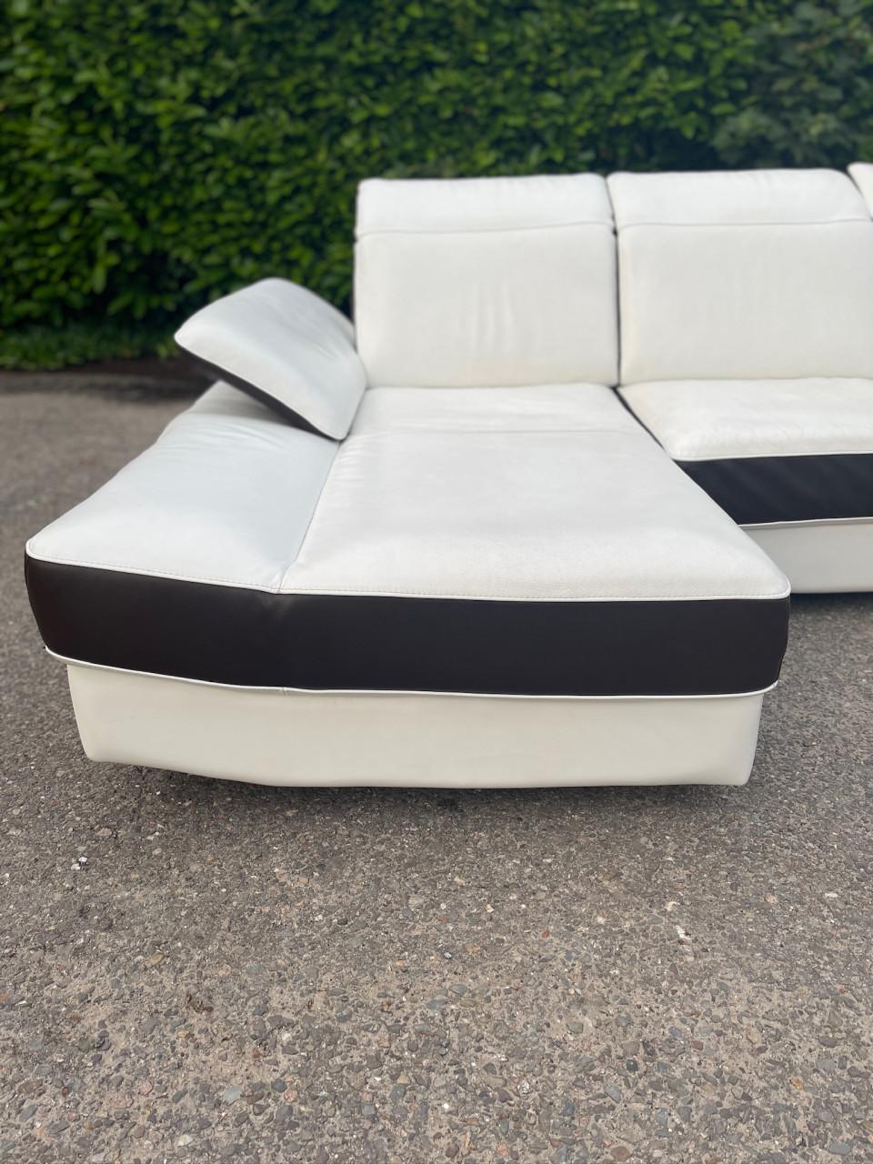 GRATIS LEVERING HEEL NL Chateau d'Ax Echt Leer Hoekbank