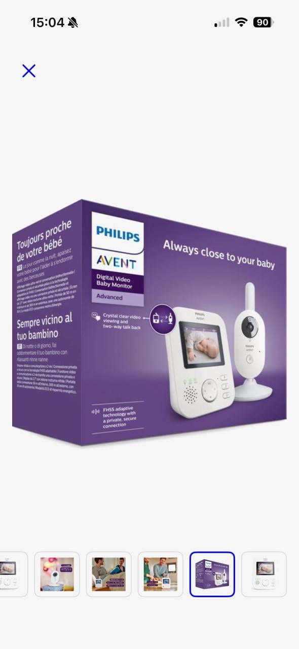 Babyfoon met camera NIEUW EN ONGEBRUIKT