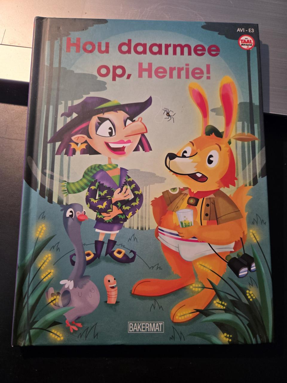 Kinderboek Hou daarmee op, Herrie!, 2015