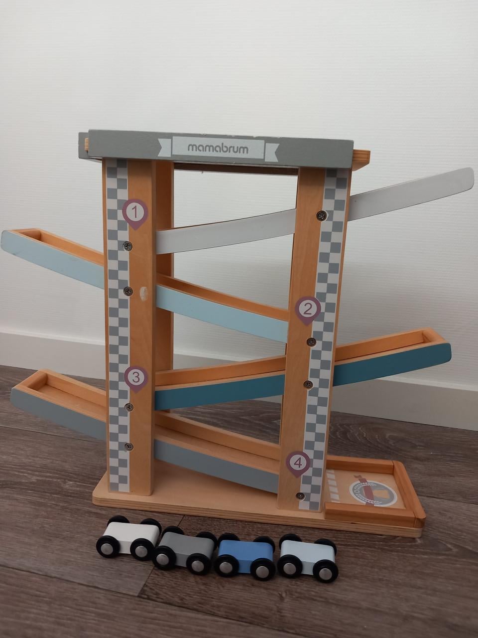 Houten autobaan Mamabrum