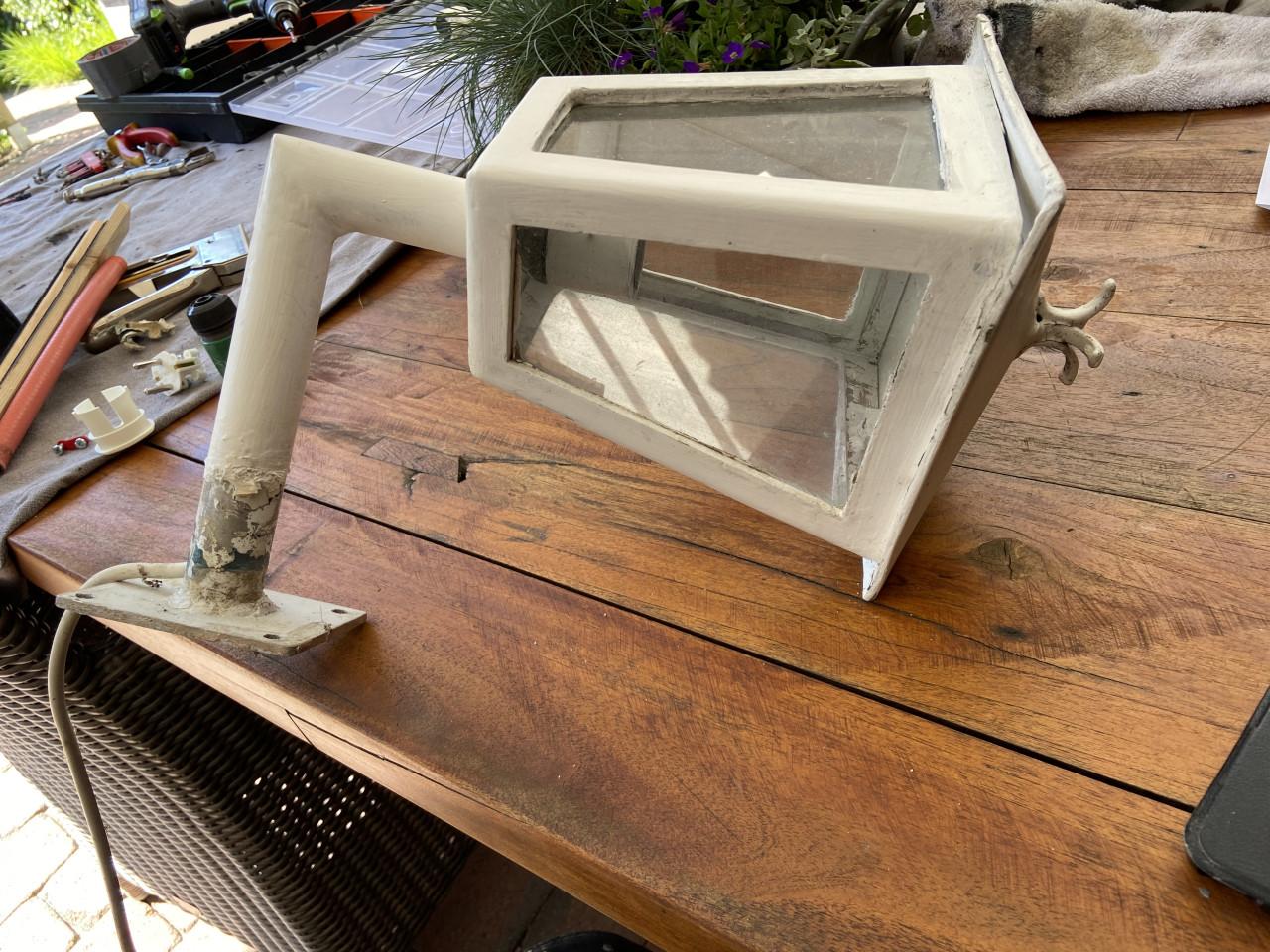 Aluminium buitenwand lantaarn.