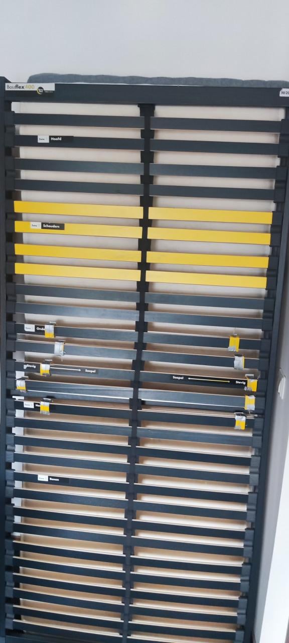 1 persoonsbed 90 x 200 met opbergruimte incl. matras en bedbodem