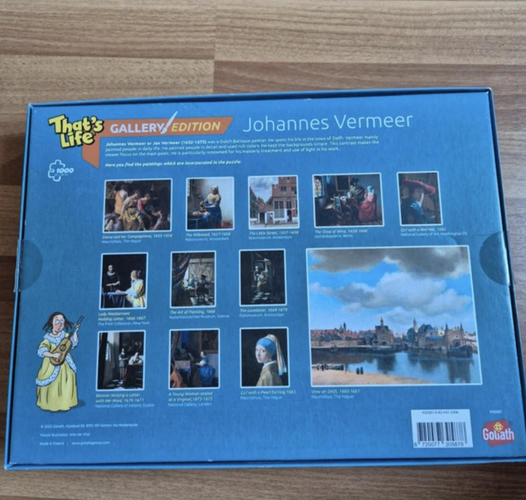 Thats life galerie puzzel Johannes Vermeer