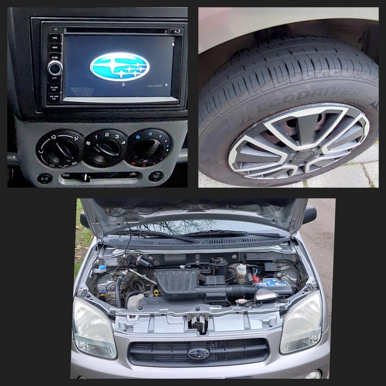 Subaru Justy 1.3i-16V, 80.9xx km!, 19-2-'27 APK, 4x4, Trekhaak, Zilvergrijs