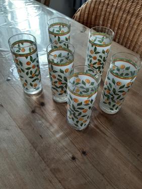 KOFFIETIJD , ARD DESIGN - 6 LONGDRINK GLAZEN