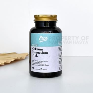 Etos: Calcium, Magnesium en Zink voor de instandhouding van botten. 90 st.