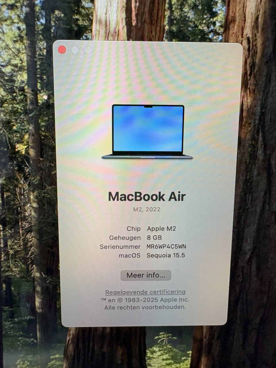 MacBook Air 2022 13,6 M2 8GB SSD