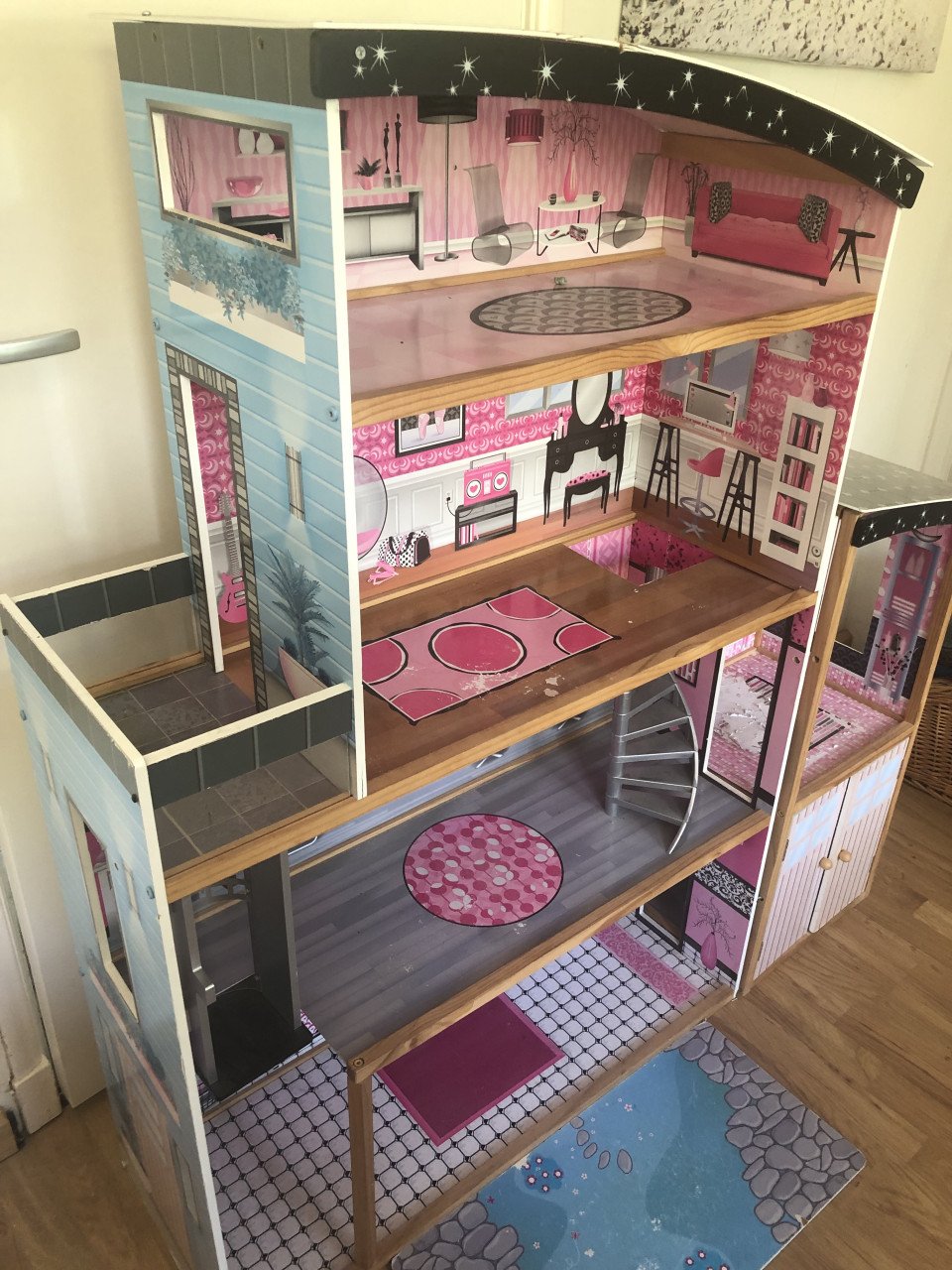 Barbie huis met garage