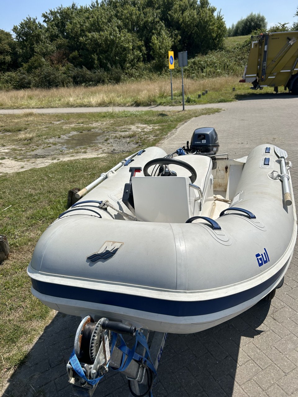 Mercury rib je met 8pk Yamaha