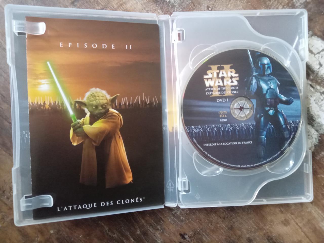 Dvd star wars Attack if the clones