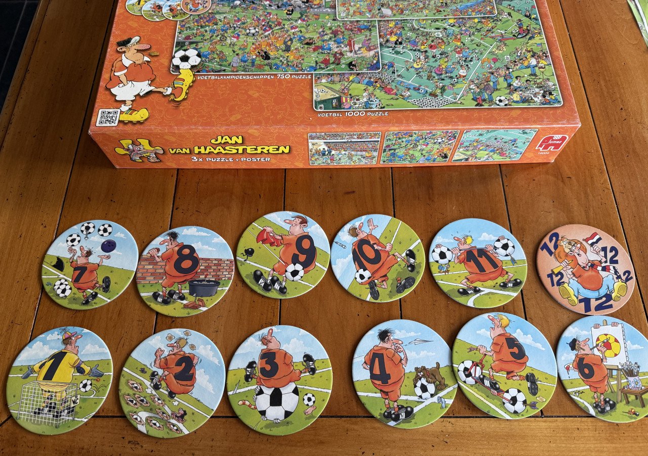 Jan van Haasteren - Combinatiedoos 3 puzzels 🧩
