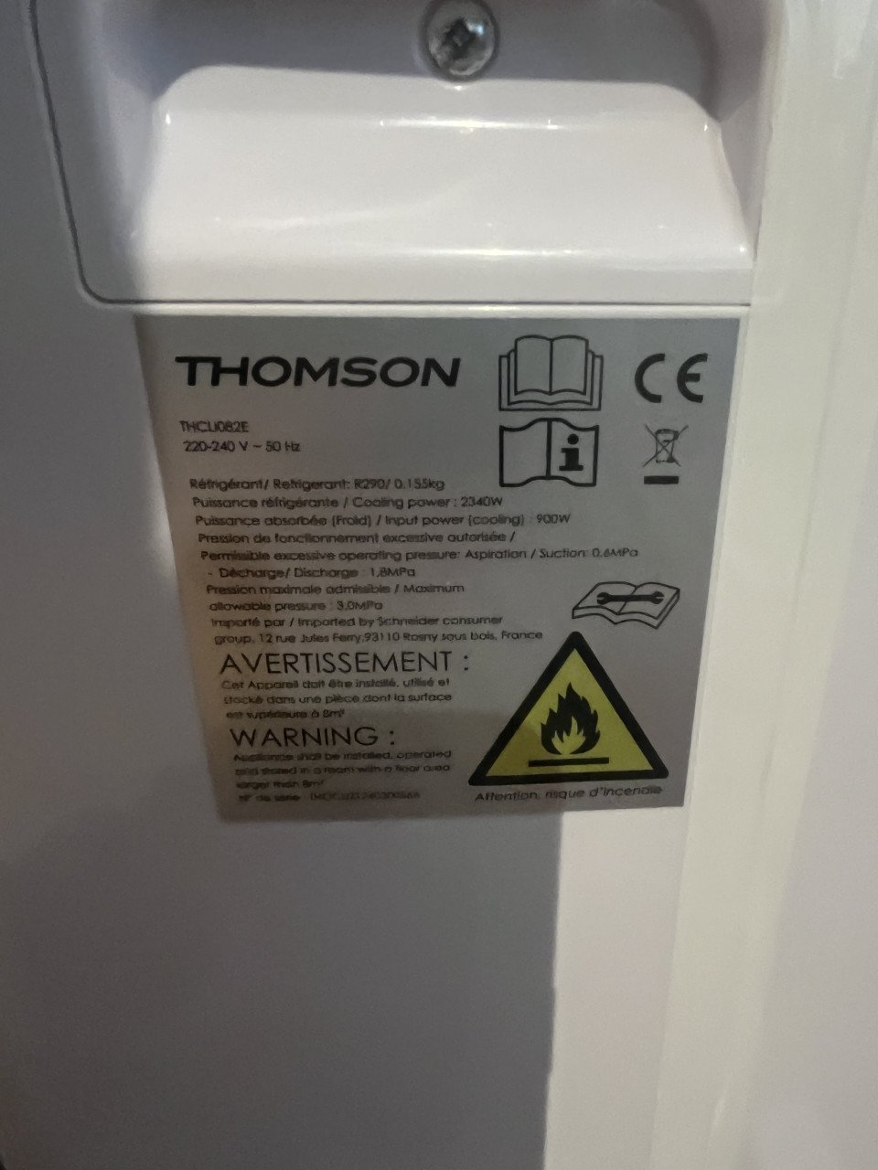 Thomson airco als nieuw